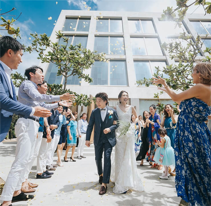 国内リゾート婚で人気の沖縄エリアのイメージ
