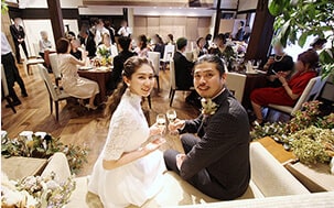 親族＆親しい友人（国内）の少人数結婚式の実例